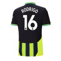 Manchester City Rodri Hernandez #16 Fußballbekleidung Auswärtstrikot 2024-25 Kurzarm